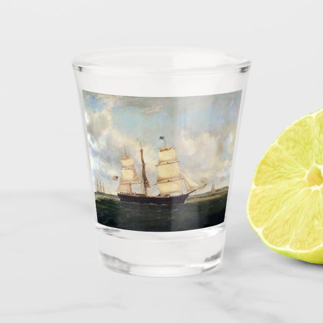 Copo De Shot Clipper ship Horatio século 19 (Frente)