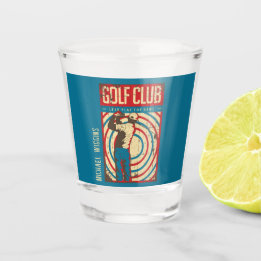 Copo De Shot Clube de Golfe Retroativo Personalizado