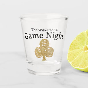 Copo De Shot Clusters Dourados Noturnos de Jogo