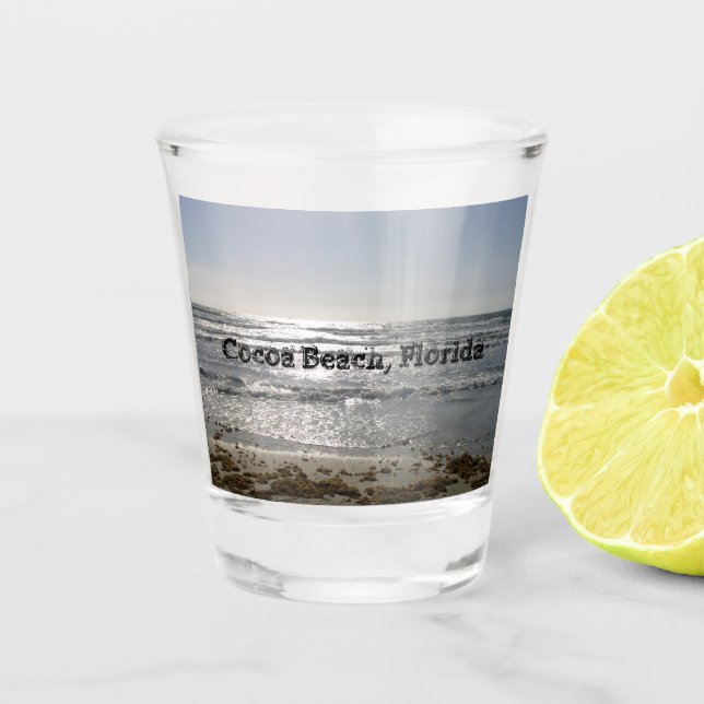Copo De Shot Cocoa Beach Florida Shot Glass (Frente)