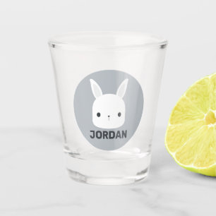 Copo De Shot Coelho Bonito com Nome Personalizado