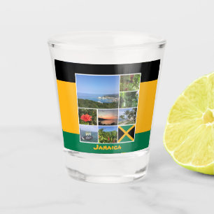 Copo De Shot Colagem de Fotos da Jamaica