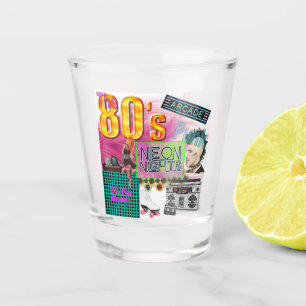 Copo De Shot Colagem dos anos 80