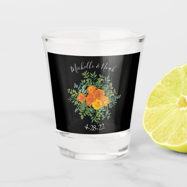 Copo De Shot Coleção de Casamentos Góticos do Dia das Bruxas Ne (Frente)