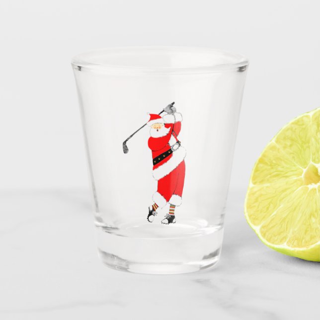 Copo De Shot Colecionável de Natal de golfe (Frente)