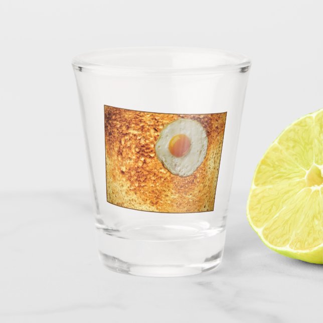 Copo De Shot Colorado Toast & Egg (Frente)