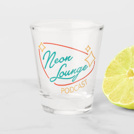 Copo de Shot com Logotipo do Neon Lounge