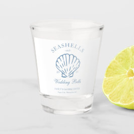 Copo De Shot Conchas e Sininhos de Casamento Despedida de Solte