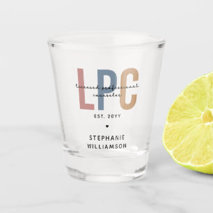 Copo De Shot Conselheiro profissional licenciado para LPC perso