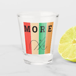 Copo De Shot Contraste e Geometria Negrito