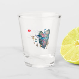 Copo De Shot Convite tropical