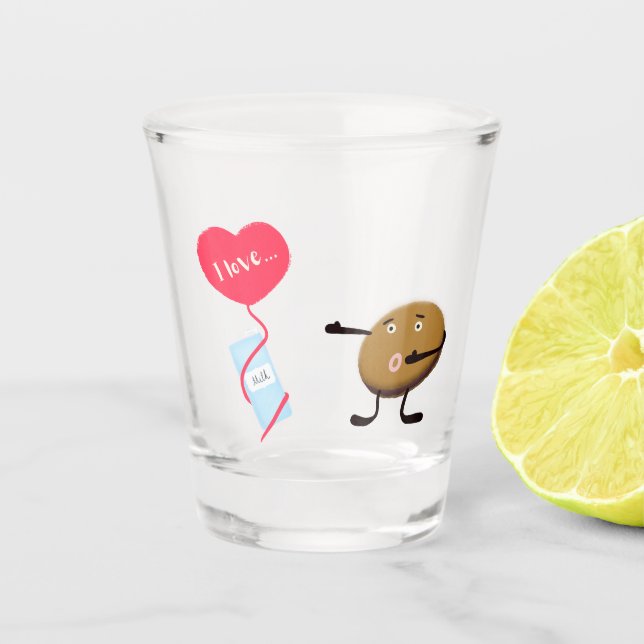 Copo De Shot Cookie com leite (Frente)