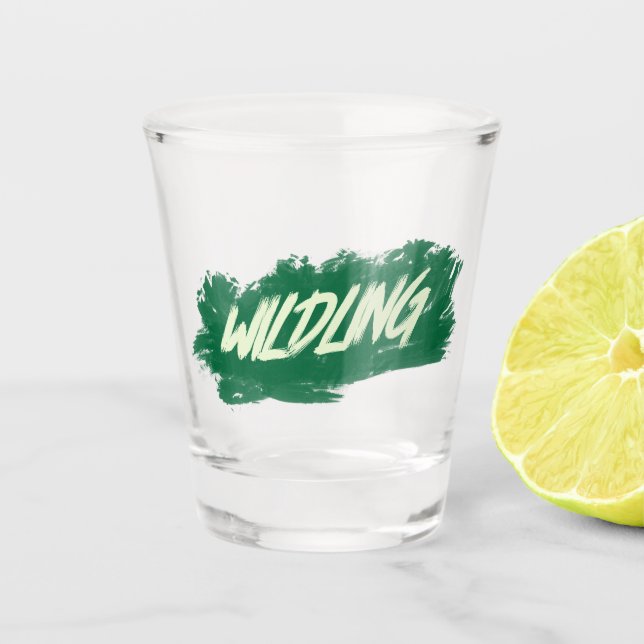 Copo De Shot Copo para Shot Brushstroke Wildling (Frente)