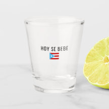 Copo para Shot Hoy Se Bebe Puerto Rico
