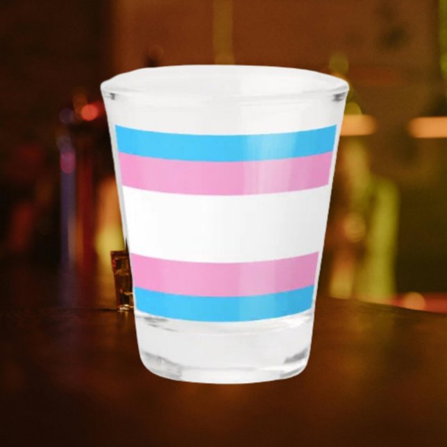Copo De Shot Copo para Shot Orgulho Trans: Brinde à Inclusivi (Criador carregado)