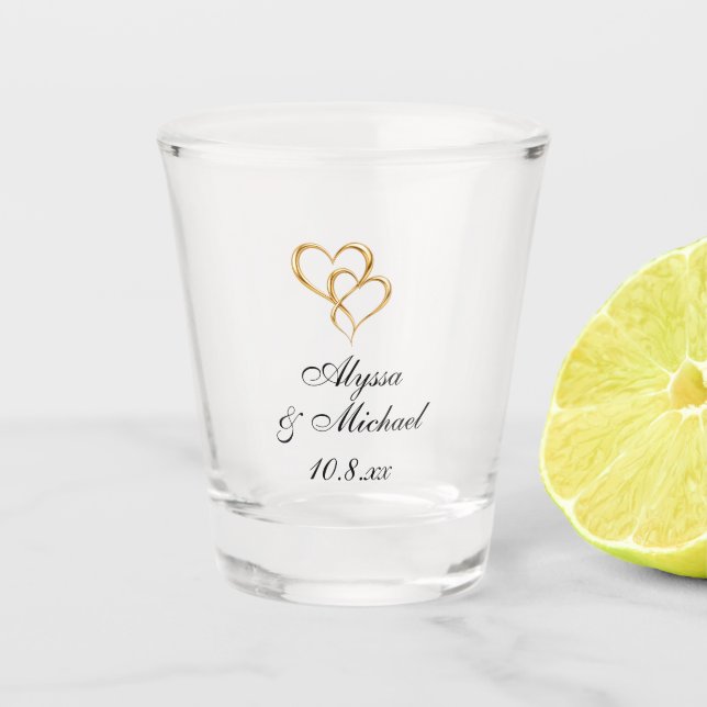 Copo De Shot Copo para Shot Personalizado para Casamento | Lemb (Frente)