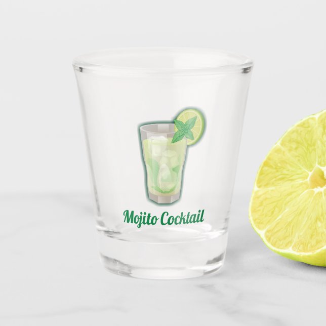 Copo De Shot Coquetel Mojito (Frente)