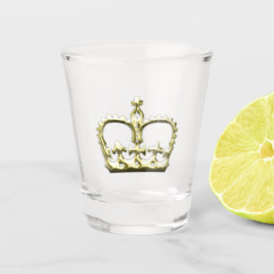 Copo De Shot Coroa dourada