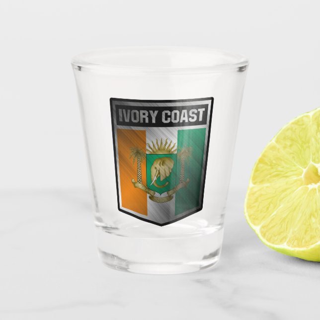Copo De Shot Costa do Marfim (Frente)