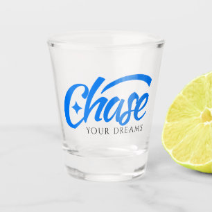 Copo De Shot Cotação Inspiracional Persegue Seus Sonhos