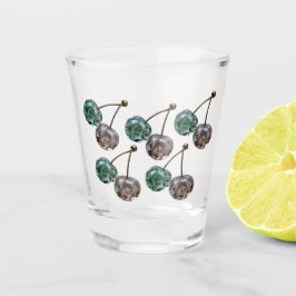 Copo De Shot Cottagecore Crystal Cherry Shot Glass - Gemstone