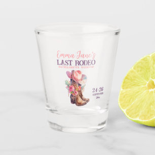 Copo De Shot Cowgirl Último Rodeio Pink Despedida de Solteira