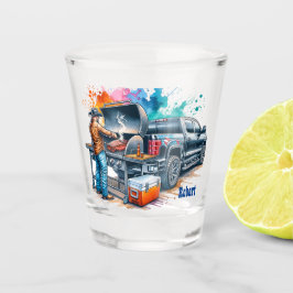 Copo De Shot Cozinhar de cowboy ocidental no CHURRASCO personal