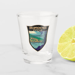 Copo De Shot Crachá da Ponte Estadual do Parque Estadual do Dec