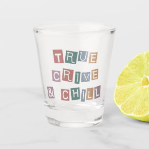 Copo De Shot Crime verdadeiro e frio Assassinato do Crime Sho