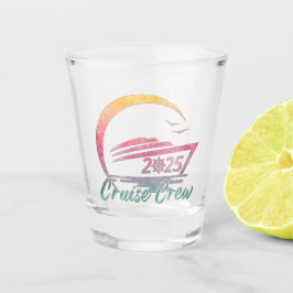 Copo De Shot Cruise Crew 2025 Cruise Ship Shot Glass