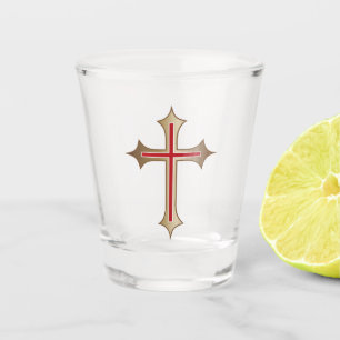Copo De Shot Cruz cristã