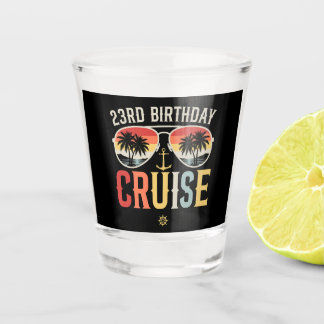 Copo De Shot Cruzeiro de Aniversário de 23 Anos Família Combina