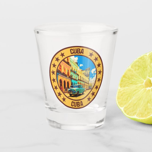 Copo De Shot Cuba (Frente)