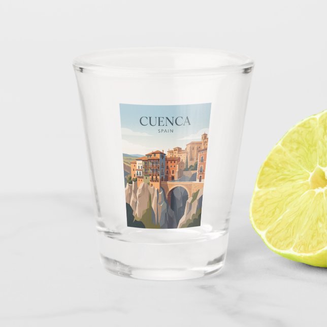 Copo De Shot Cuenca Espanha (Frente)