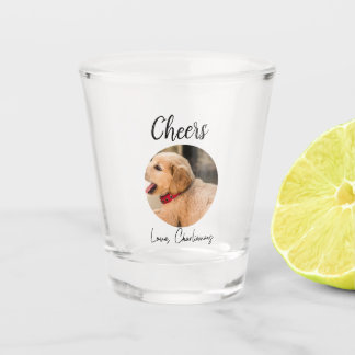 Copo De Shot Custom Dog Wedding Favor Dog of Honor Photo cheers