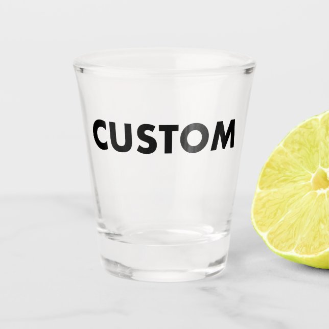 Copo De Shot Custom Shot Glass Blank Template - 1.5oz (Frente)