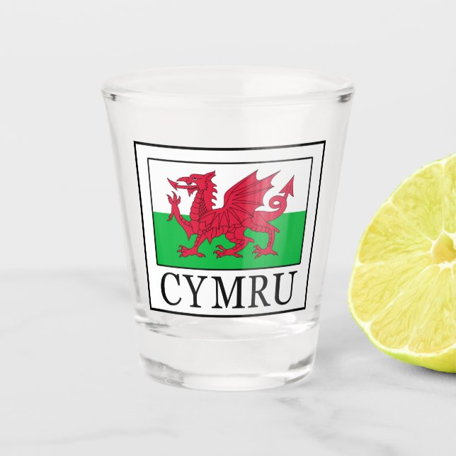Copo De Shot Cymru (Frente)
