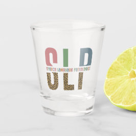 Copo De Shot Dama patologista de língua impressão do SLP