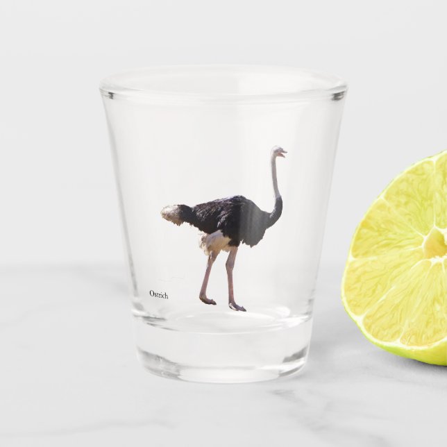 Copo de shot de avestruz (Frente)