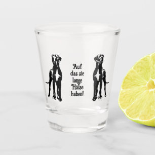 Copo de Shot de Casal Great Dane