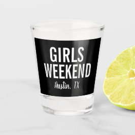 Copo de Shot de Fim de Semana de Garotas Modernas
