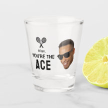 Copo de shot de foto personalizada engraçada para 