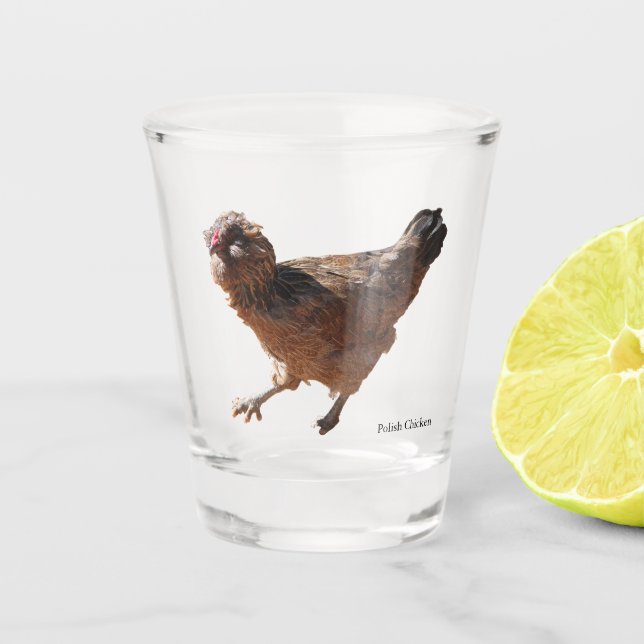 Copo de shot de Frango Polonês (Frente)