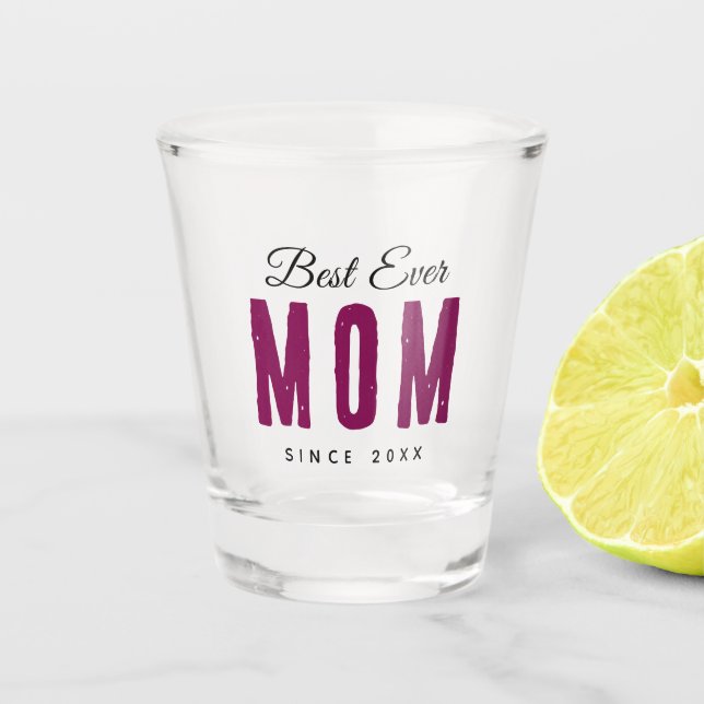 Copo de Shot de Massagem Personalizado – Melhor Mã (Frente)