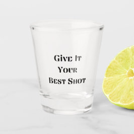 Copo De Shot Dê o Seu Melhor Tiro em um
