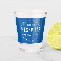 Copo de Shot de Whiskey de Música Country Nashvill