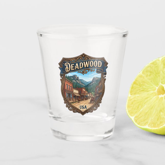 Copo De Shot Deadwood EUA (Frente)
