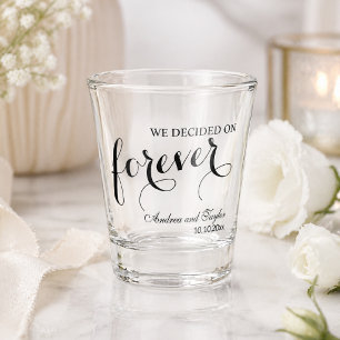 Copo De Shot Decidimos o casamento eterno