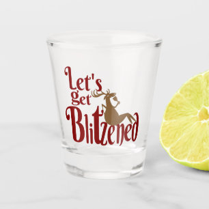 Copo De Shot deixa para obter o Natal bebendo blitzened da rena