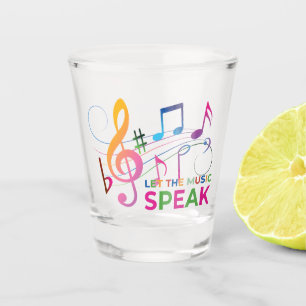Copo De Shot Deixe A Música Falar, Notas Musicais